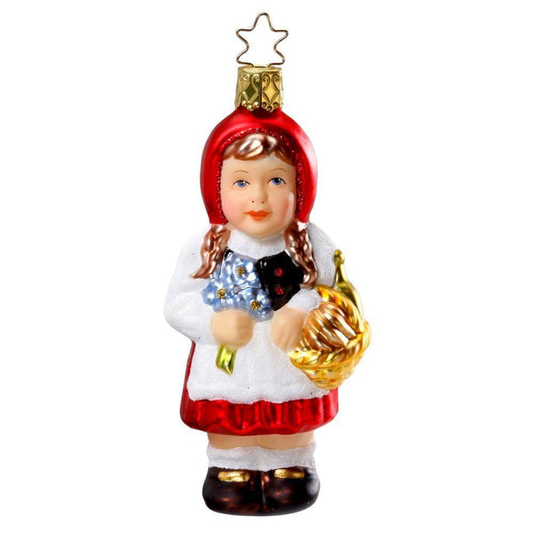 Lil' Red Riding Hood LifeTouch Ornament by Inge Glas of Germany