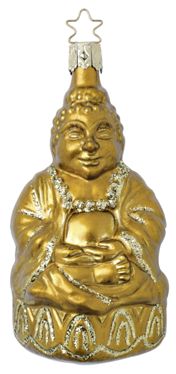 Buddha's Delight Ornament by Inge Glas of Germany