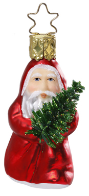 Mini Me Santa Ornament by Inge Glas of Germany