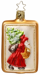 Famous Journey Santa Ornament by Inge Glas of Germany