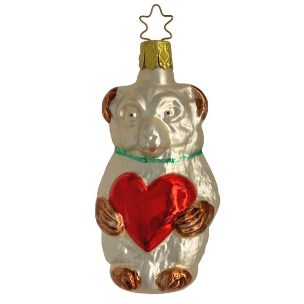 Bear with Heart by Inge Glas of Germany