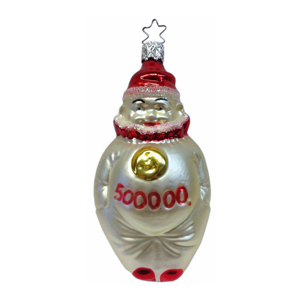 500,000 Clown Ornament by Inge Glas