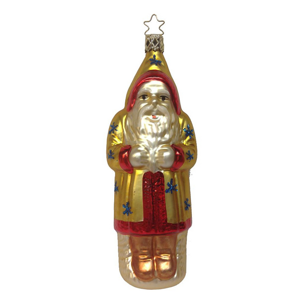 On a Mission, Santa Ornament by Inge Glas of Germany
