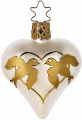 Bridal Doves Ornament by Inge Glas of Germany