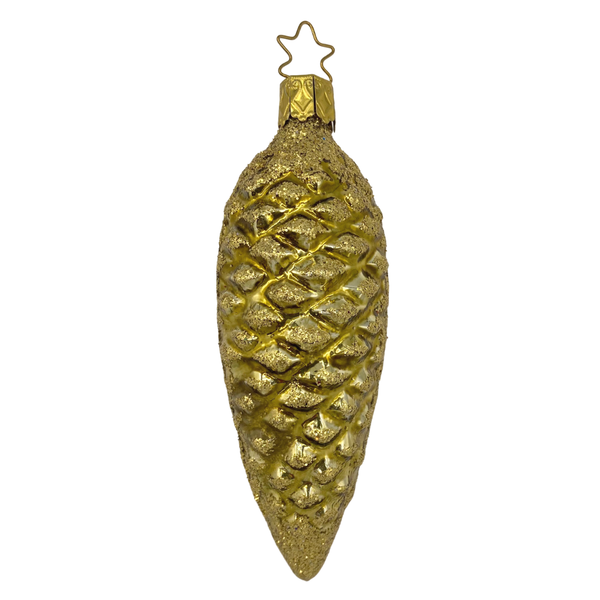 Small Gold Pinecone by Inge Glas of Germany