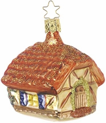 Forest Hut Ornament by Inge Glas of Germany