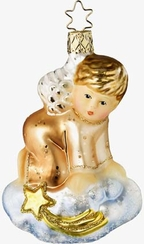 On Heaven's Cloud Angel - LifeTouch, Limited Edition Ornament by Inge Glas of Germany