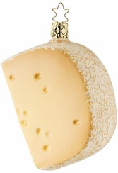 Cheese and Crackers Ornament by Inge Glas of Germany