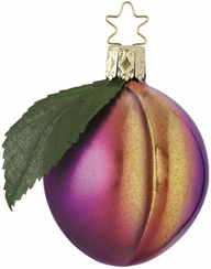 Plum Passion Ornament by Inge Glas of Germany