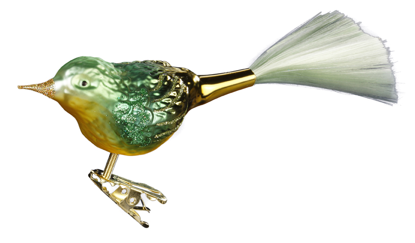 Lead Singer, Bird Ornament by Inge Glas of Germany