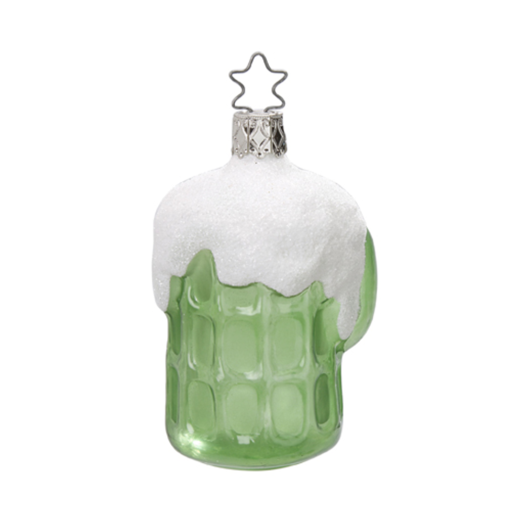 Lucky Irish Beer Ornament by Inge Glas of Germany