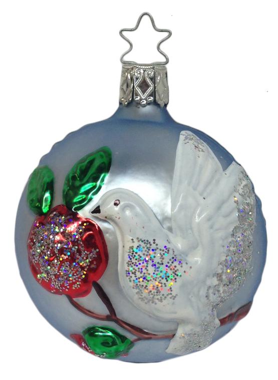 Lovey Dove Ornament by Inge Glas of Germany