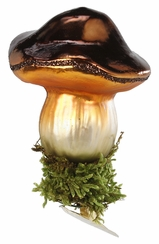 Natural Mushroom Clip On Ornament by Inge Glas of Germany