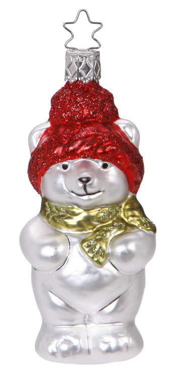 Warm Little Bear Ornament by Inge Glas of Germany
