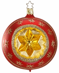 Christmas Galaxy Reflector Ornament by Inge Glas of Germany