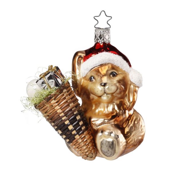 Harey Christmas Bunny Ornament by Inge Glas of Germany