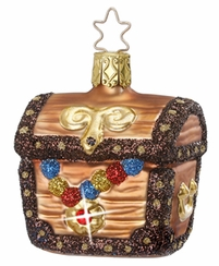 Treasures, Treasure Chest Ornament by Inge Glas of Germany