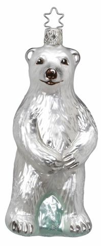 Standing Winter Bear Ornament by Inge Glas of Germany