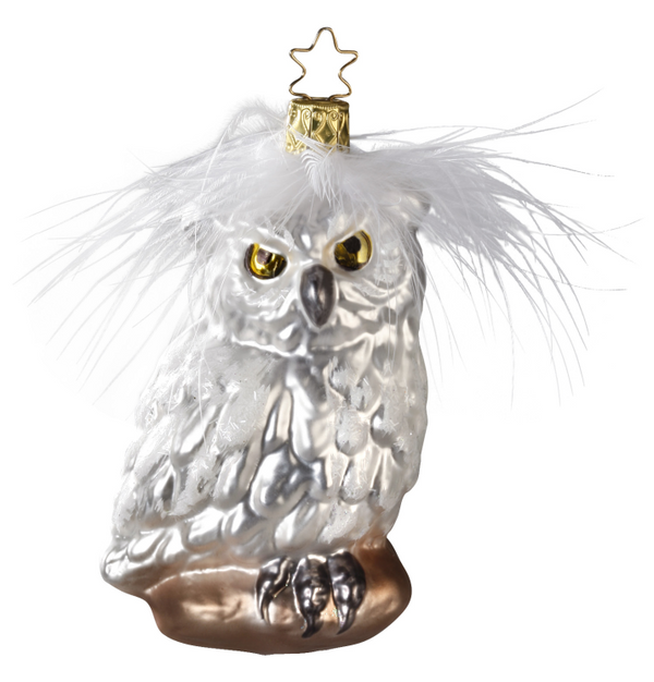 Winter's Owl Ornament by Inge Glas of Germany