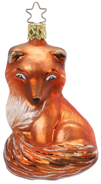 Kit, Red Fox Ornament by Inge Glas of Germany