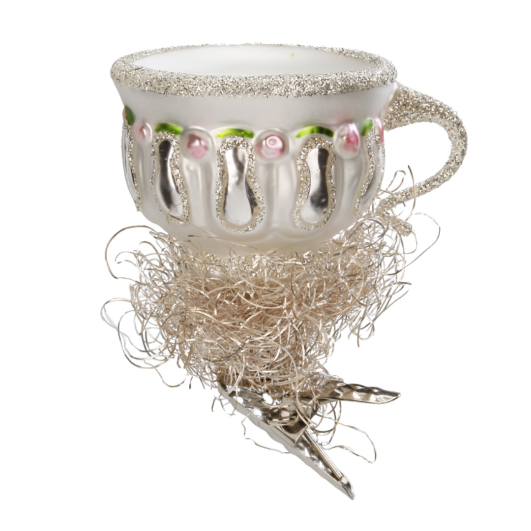 Cup of Friendship Ornament by Inge Glas of Germany