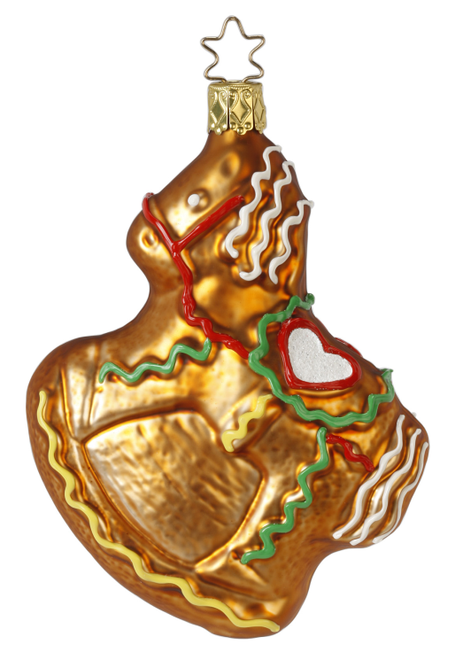 Rockin Gingerbread Ornament by Inge Glas of Germany