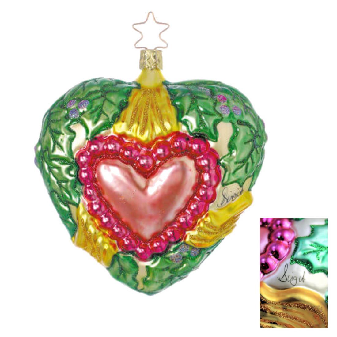 Heart of Hope Ornament by Inge Glas of Germany
