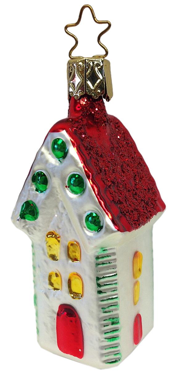Three Story House Ornament by Inge Glas of Germany