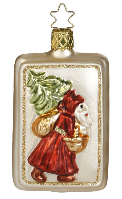Vintage Weihnachtsman Ornament by Inge Glas of Germany