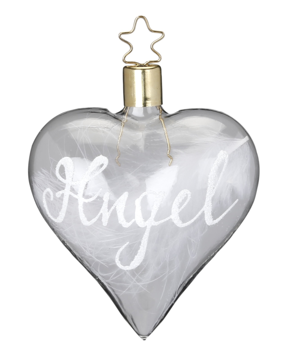 Heart, Angel Ornament by Inge Glas of Germany