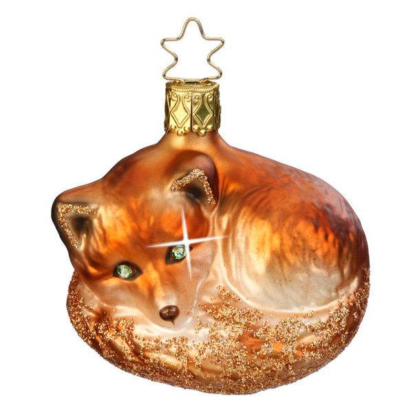 Night Fox Ornament by Inge Glas of Germany