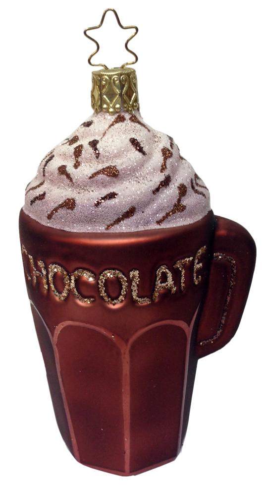Chocolate Moo-latte Ornament by Inge Glas of Germany