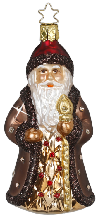 Glorious Weihnachtsman Ornament by Inge Glas of Germany