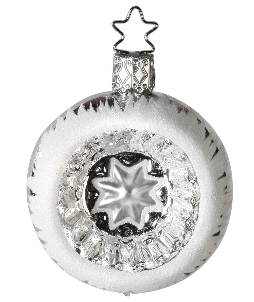 Vintage Silver Star Ornament by Inge Glas of Germany