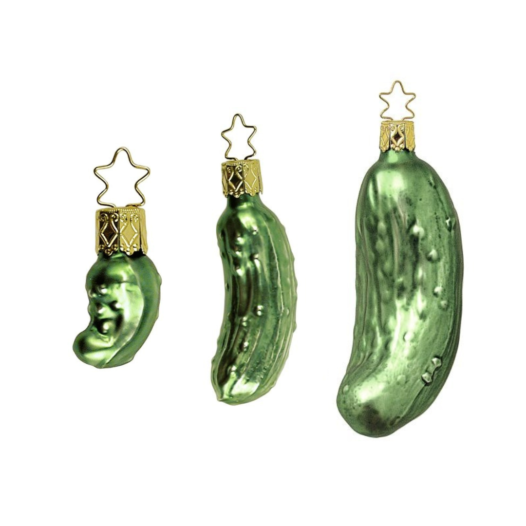Legend of the Pickle 3 Piece Gift Set by Inge Glas of Germany