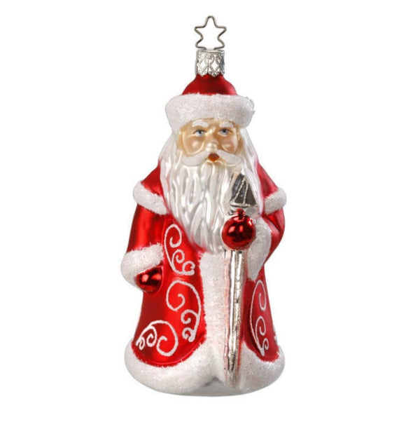 Classic Santa Frost Ornament by Inge Glas of Germany