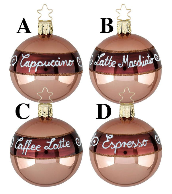 Primo Caffe Venti Ornament by Inge Glas of Germany