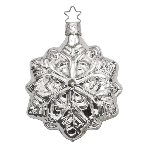Festive Snowflakes, silver by Inge Glas of Germany