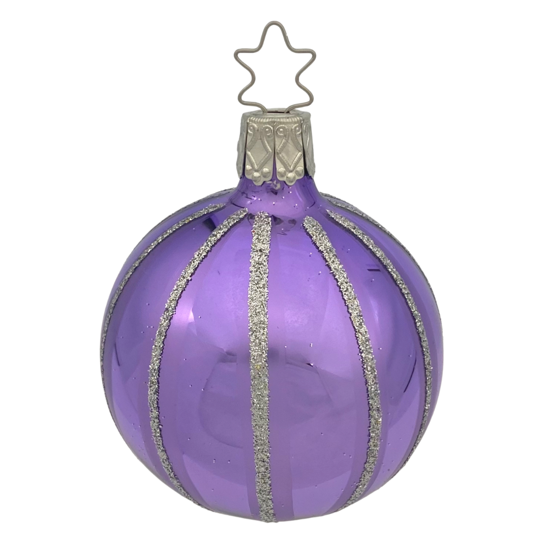 Ribbons, Shiny lavender Ball by Inge Glas of Germany