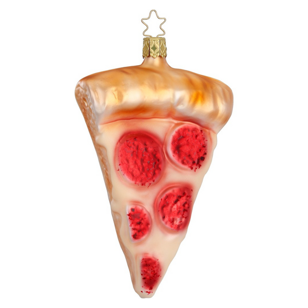 Pizza Salami Ornament by Inge Glas of Germany