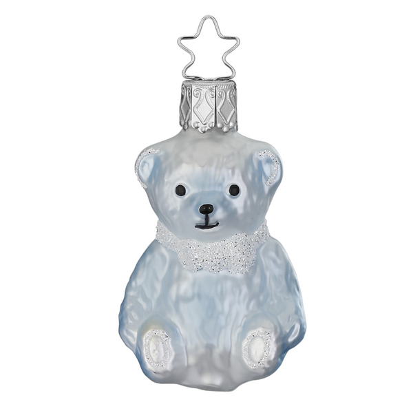 Baby Blue Bear Ornament by Inge Glas of Germany