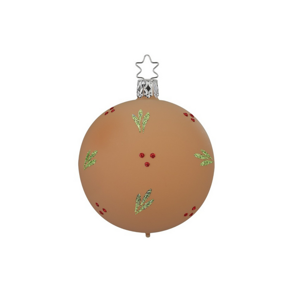 Mistletoes Ball in Eggshell matte, small by Inge Glas of Germany