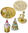Baby's First Christmas, 3 Piece Boxed Ornament Set by Inge Glas of Germany