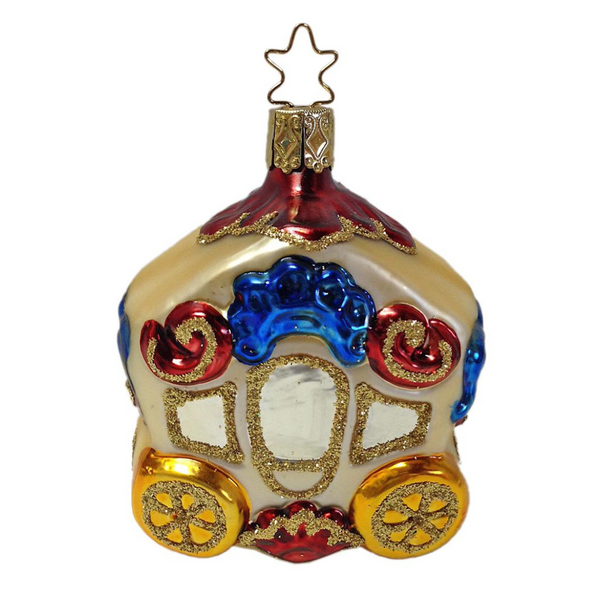 Queen's Coach Ornament by Inge Glas of Germany