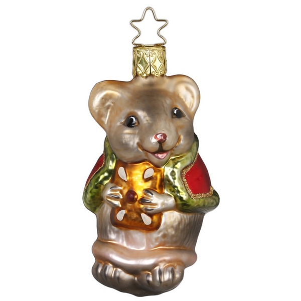 Christmas Mouse Ornament by Inge Glas of Germany
