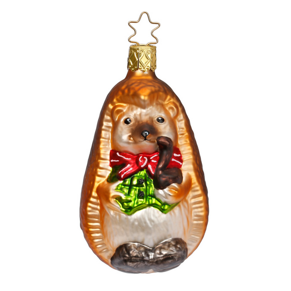 Harry Hedgehog Ornament by Inge Glas of Germany