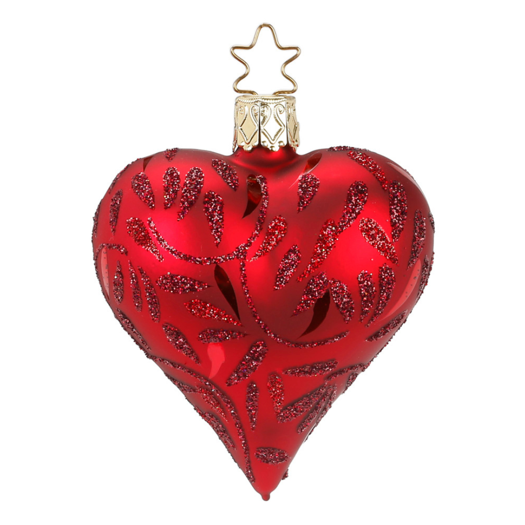 Delights Heart, Dark Red by Inge Glas of Germany