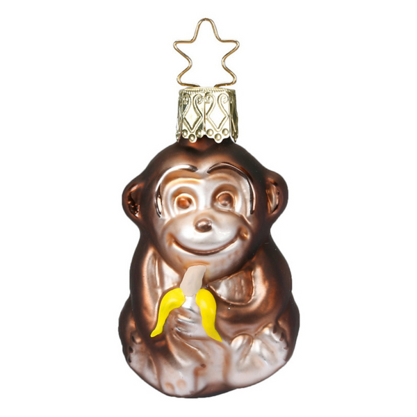 Tiny Monkey Ornament by Inge Glas of Germany