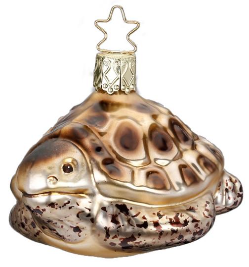 Water Turtle Mini Ornament by Inge Glas of Germany