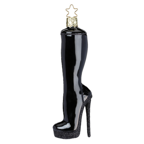 Black Seductive Heel Ornament by Inge Glas of Germany